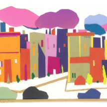 60 - City of Color with Clouds and Cars copy